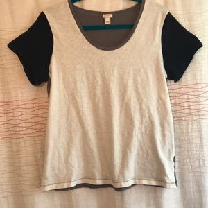 J. Crew color block T-shirt